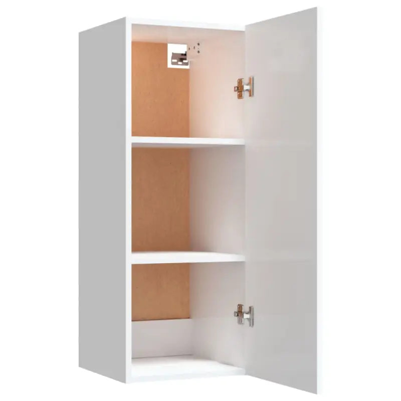Wandplank in hoogglans wit of bewerkt hout voor beperkte ruimtes - Hoogglans wit / 1 - Wandplanken