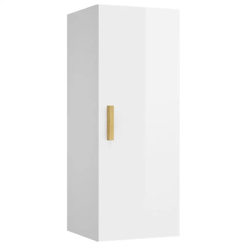 Wandplank in hoogglans wit of bewerkt hout voor beperkte ruimtes - Hoogglans wit / 1 - Wandplanken