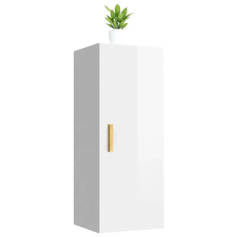 Wandplank in hoogglans wit of bewerkt hout voor beperkte ruimtes - Hoogglans wit / 1 - Wandplanken