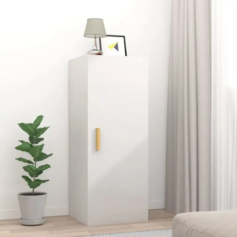Wandplank in hoogglans wit of bewerkt hout voor beperkte ruimtes - Hoogglans wit / 1 - Wandplanken