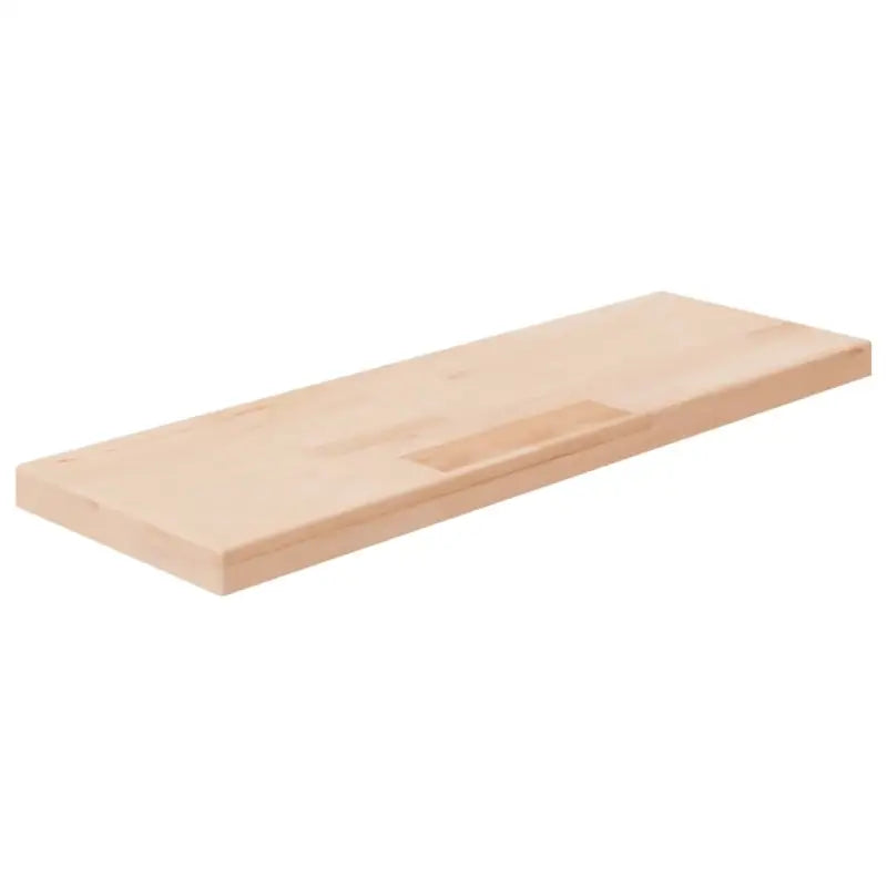 Wandplank in onbehandeld massief eikenhout voor extra opbergruimte - Wandplanken