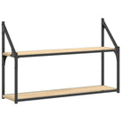 Wandplank met bewerkt hout voor extra opbergruimte in kleine ruimtes - Wandplanken