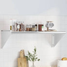 Wandplank met verhoogde rand voor extra veiligheid en stijl - 100 x 45 x 31 cm / 1 - Wandplanken