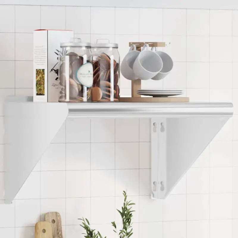 Wandplank met verhoogde rand voor extra veiligheid en stijl - 50 x 45 x 31 cm / 1 - Wandplanken