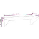 Wandplank met verhoogde rand voor extra veiligheid en stijl - Wandplanken