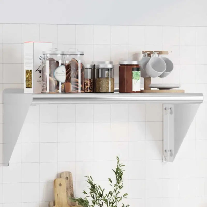 Wandplank met verhoogde rand voor extra veiligheid en stijl - 75 x 30 x 31 cm / 1 - Wandplanken