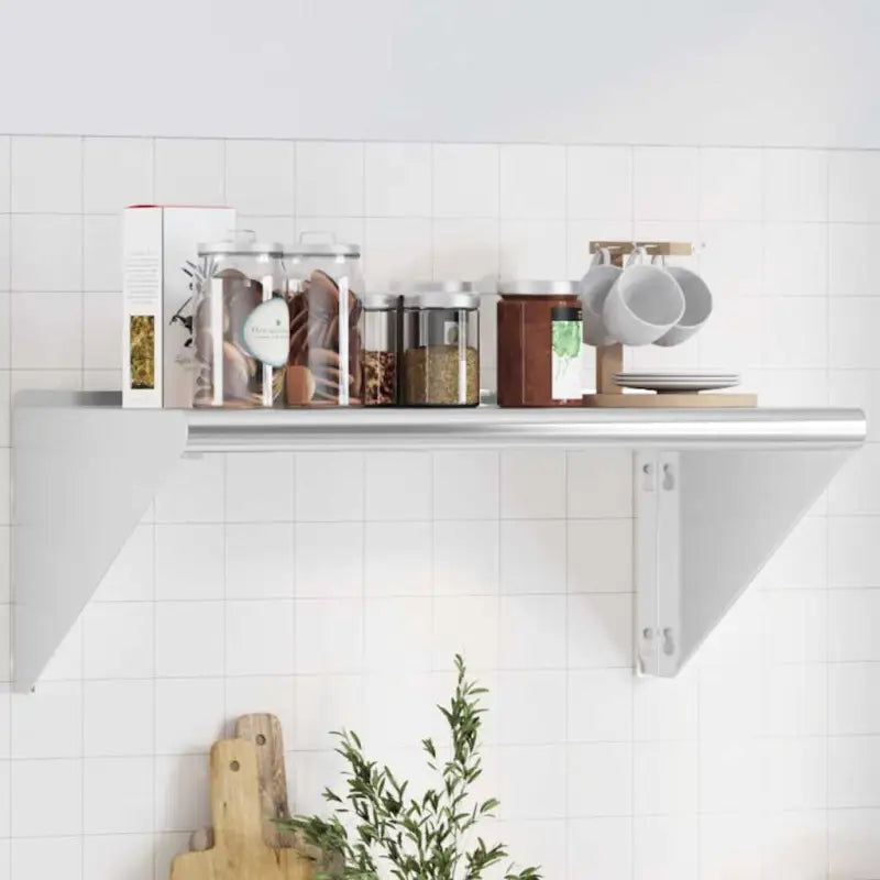 Wandplank met verhoogde rand voor extra veiligheid en stijl - 75 x 45 x 31 cm / 1 - Wandplanken