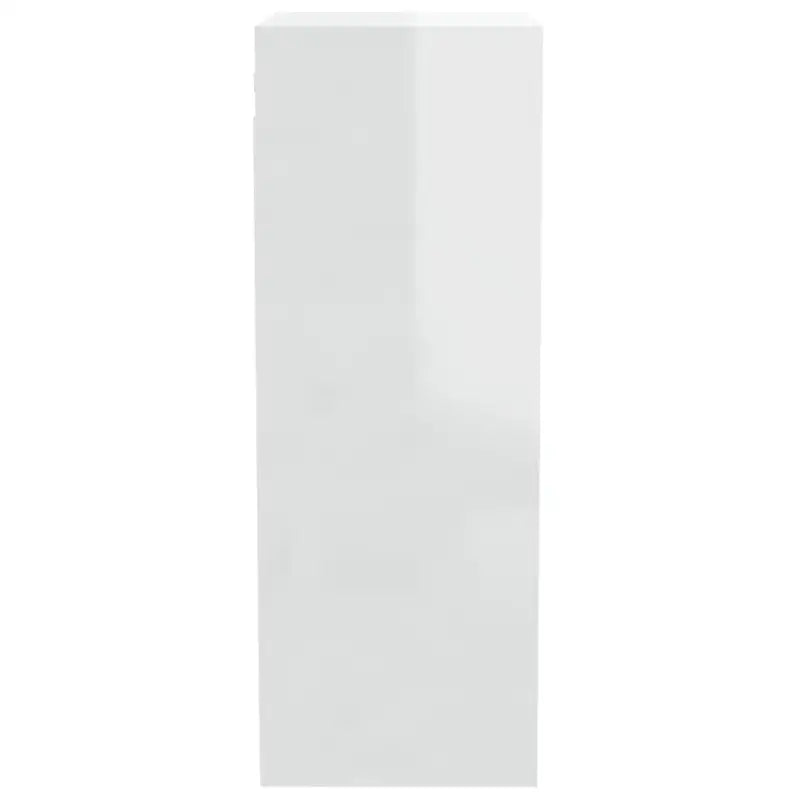 Wandplank van bewerkt hout in hoogglans wit voor beperkte ruimtes - Hoogglans wit / 1 - Wandplanken