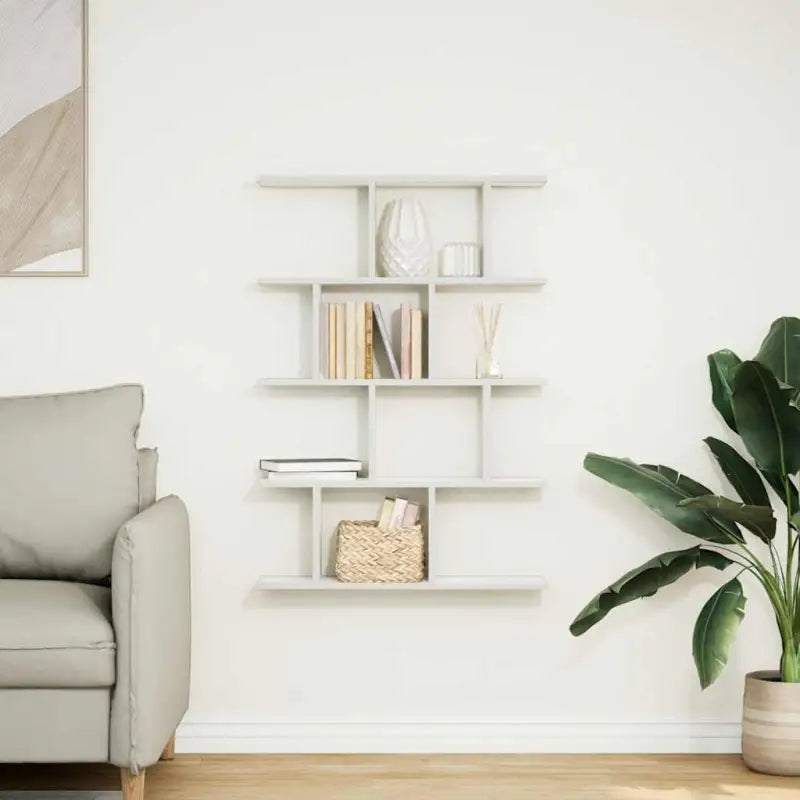 Wandplank van bewerkt hout voor decoratie en praktische opbergruimte - Wandplanken