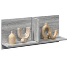 Wandplank van bewerkt hout voor een duurzame en praktische interieurstijl - Grijs sonoma / 70 x 16.5 x 30 cm / 1