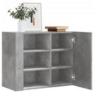 Wandplank van bewerkt hout voor een stijlvolle en praktische inrichting - Betongrijs / 1 - Wandplanken