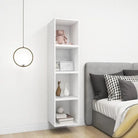 Wandplank van bewerkt hout voor muurdecoratie en opbergruimte - Wit / 1 - Wandplanken