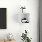 Wandplank van bewerkt hout voor muurdecoratie en opbergruimte - Wit / 1 - Wandplanken