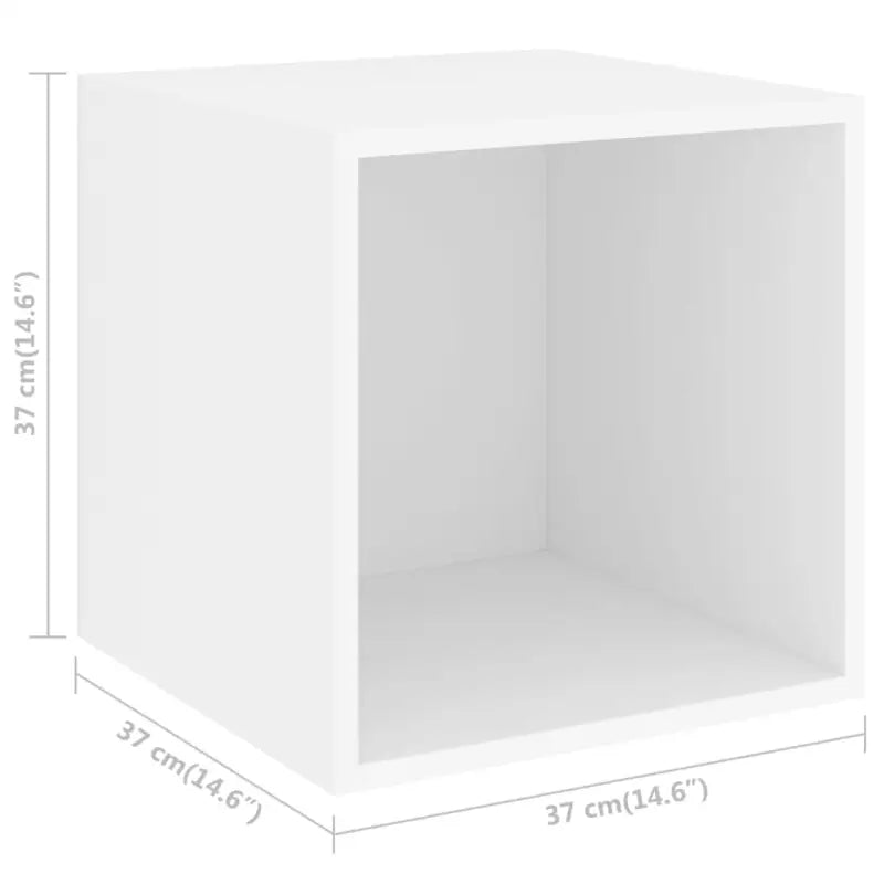 Wandplank van bewerkt hout voor muurdecoratie en opbergruimte - Wit / 1 - Wandplanken