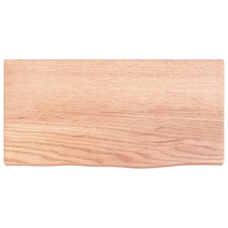 Wandplank van massief eikenhout met natuurlijke rand voor extra opbergruimte - Wandplanken