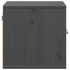 Wandplank van massief grenenhout met rustieke uitstraling - Grijs / 1 - Wandplanken