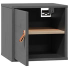 Wandplank van massief grenenhout met rustieke uitstraling - Grijs / 1 - Wandplanken