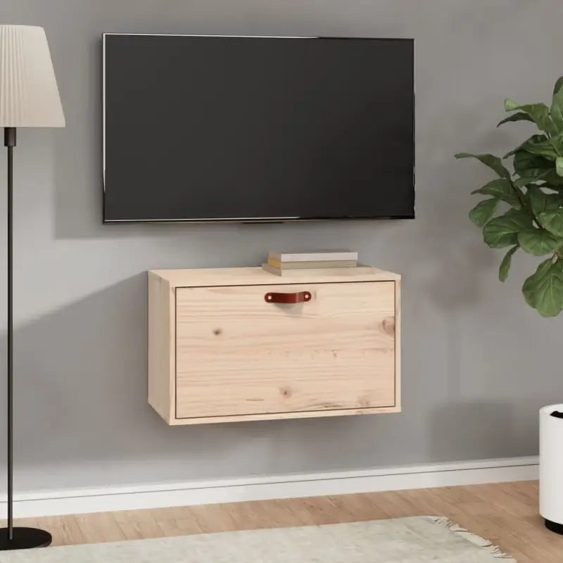 Wandplank van massief grenenhout met rustieke uitstraling - Naturel / 1 - Wandplanken