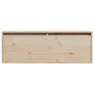 Wandplank van massief grenenhout voor decoratie en opslag - Wandplanken