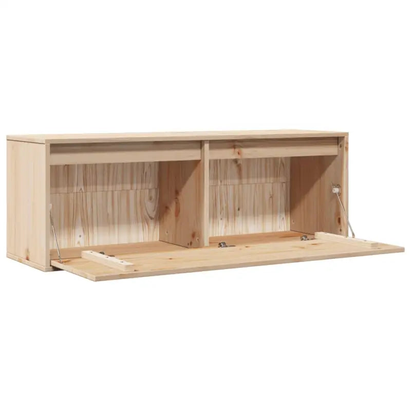 Wandplank van massief grenenhout voor decoratie en opslag - Wandplanken