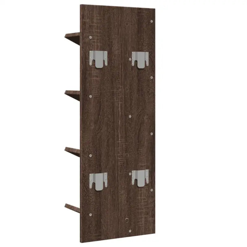 Wandplank voor muurorganisering van duurzaam bewerkt hout - bruin eikenkleur / 1 - Wandplanken