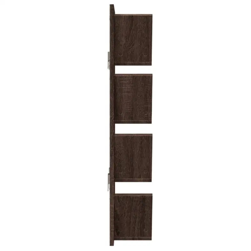 Wandplank voor muurorganisering van duurzaam bewerkt hout - bruin eikenkleur / 1 - Wandplanken