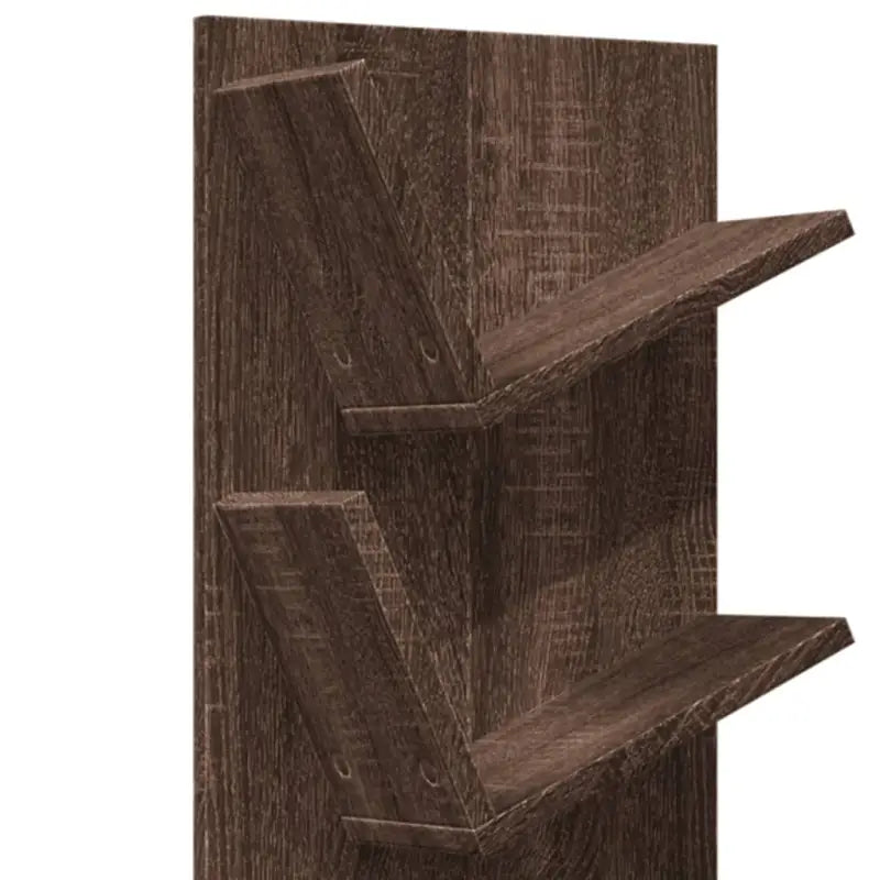 Wandplank voor muurorganisering van duurzaam bewerkt hout - bruin eikenkleur / 1 - Wandplanken