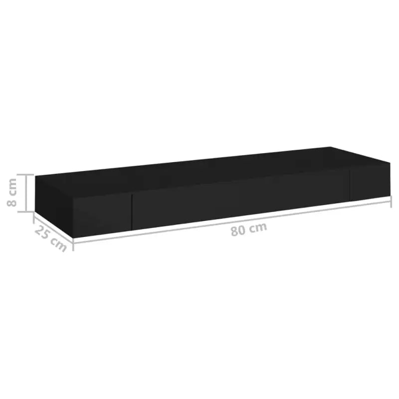 Wandplank voor prijzen boeken en decoraties in je huis - 80 x 25 x 8 cm / 1 - Wandplanken