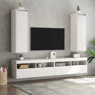 Wandplanken en wandkasten van massief grenenhout voor modern interieur - Wit / 2 / 1 - Wandplanken