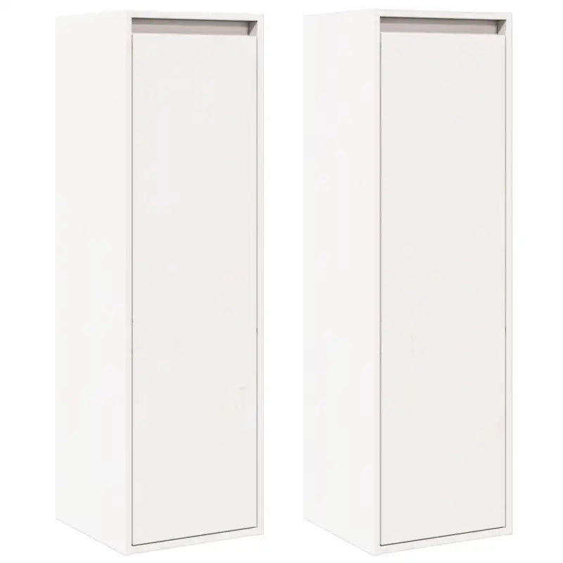Wandplanken en wandkasten van massief grenenhout voor modern interieur - Wit / 2 / 1 - Wandplanken