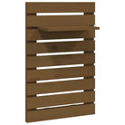 Wandplanken met massief grenenhout voor elegante muurbevestiging - Honingbruin / 2 / 1 - Wandplanken