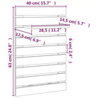 Wandplanken met massief grenenhout voor elegante muurbevestiging - Honingbruin / 2 / 1 - Wandplanken