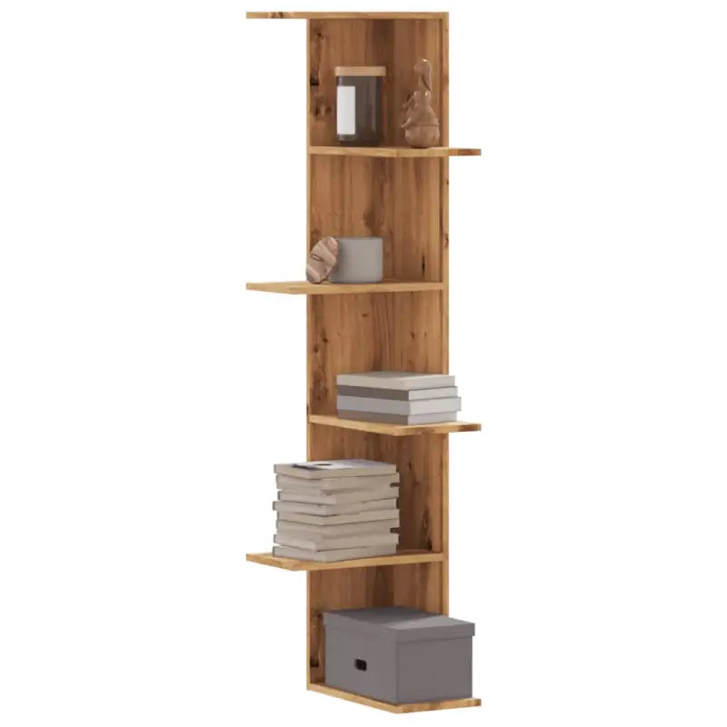 Wandplanken van bewerkt hout gemakkelijk schoon en stijlvol voor je woonkamer - Eiken / 1 - Wandplanken