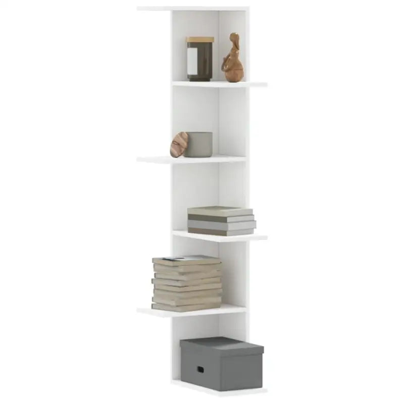 Wandplanken van bewerkt hout gemakkelijk schoon en stijlvol voor je woonkamer - Wit / 1 - Wandplanken