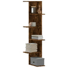 Wandplanken van bewerkt hout gemakkelijk schoon en stijlvol voor je woonkamer - Gerookt eiken / 1 - Wandplanken