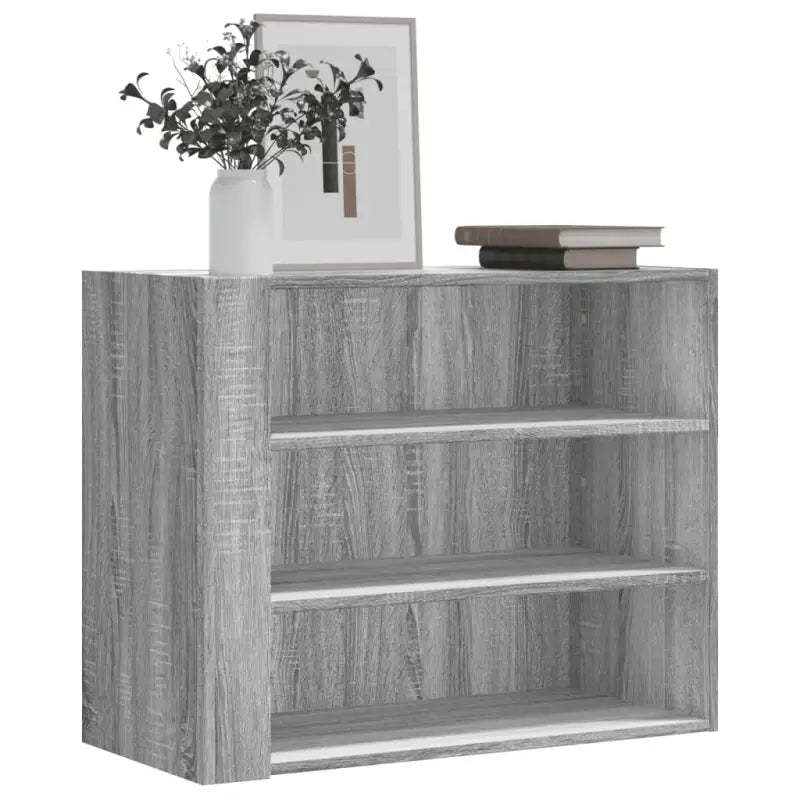 Wandplanken van bewerkt hout voor een decoratieve en praktische muurafwerking - Grijs sonoma / 1 - Wandplanken