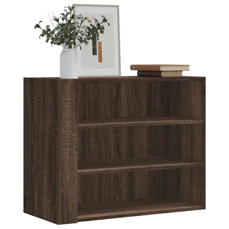 Wandplanken van bewerkt hout voor een decoratieve en praktische muurafwerking - bruin eikenkleur / 1 - Wandplanken
