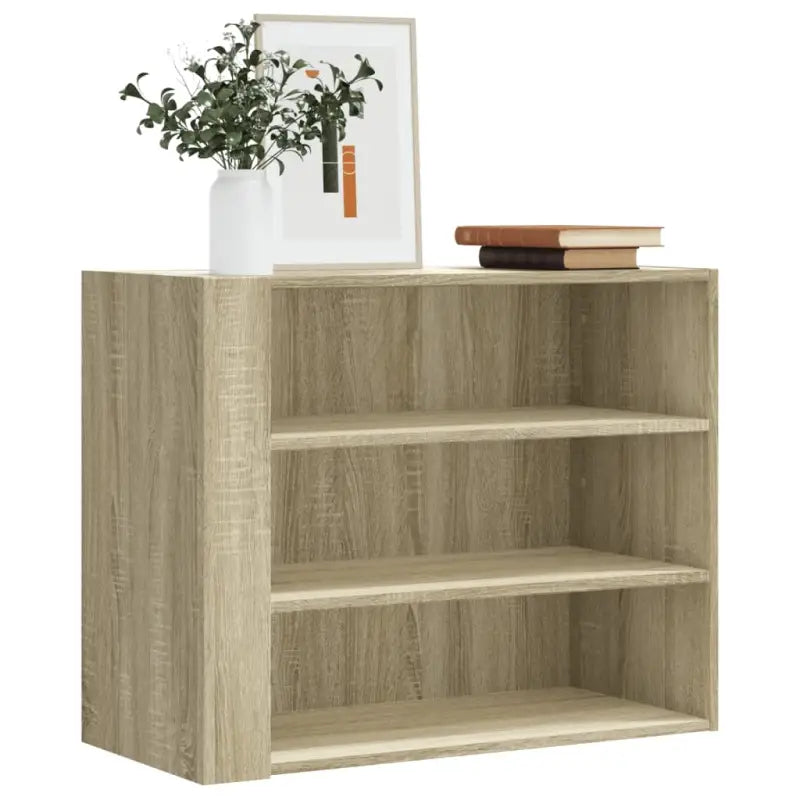 Wandplanken van bewerkt hout voor een decoratieve en praktische muurafwerking - Sonoma eiken / 1 - Wandplanken