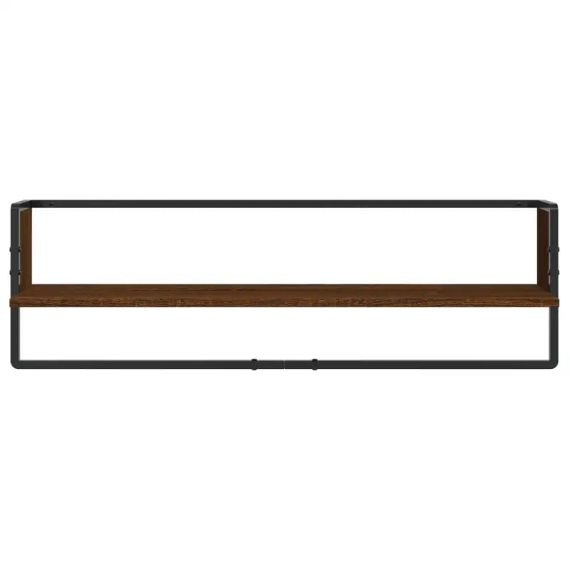 Wandplanken van bewerkt hout voor een stijlvolle en praktische muuropslag - bruin eikenkleur / 6 / 1 - Wandplanken