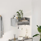Wandplanken van bewerkt hout voor maximale ruimte en muurstijl - Betongrijs / 70.5 x 35 x 30.5 cm / 1 - Wandplanken