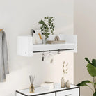 Wandplanken van bewerkt hout voor maximale ruimte en muurstijl - Wit / 100 x 35 x 30.5 cm / 1 - Wandplanken
