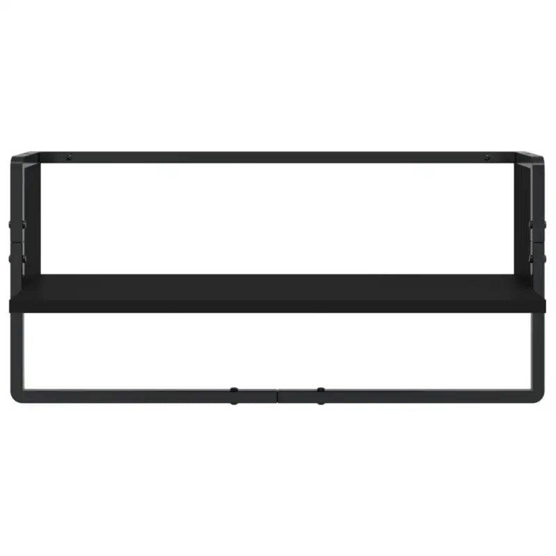 Wandplanken van bewerkt hout voor stijlvolle en stabiele muurverlichting - Zwart / 4 / 1 - Wandplanken
