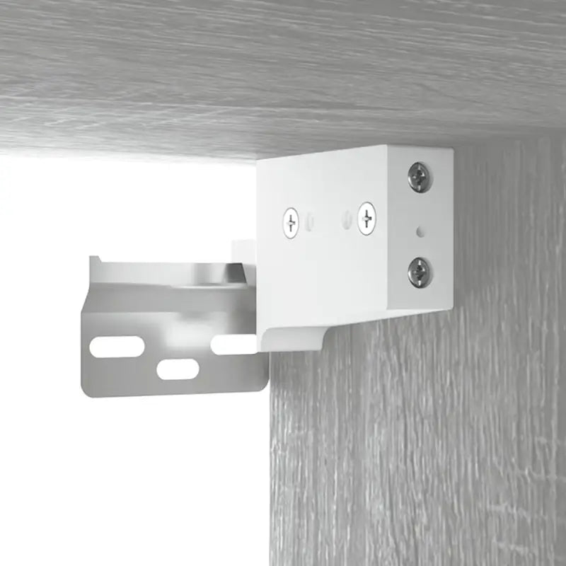 Wandplanken van grijs sonoma eiken voor een strakke woonkamer uitstraling - Wandplanken