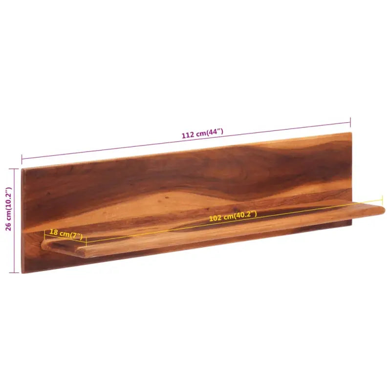 Wandplanken van massief acaciahout voor een natuurlijke look - Wandplanken