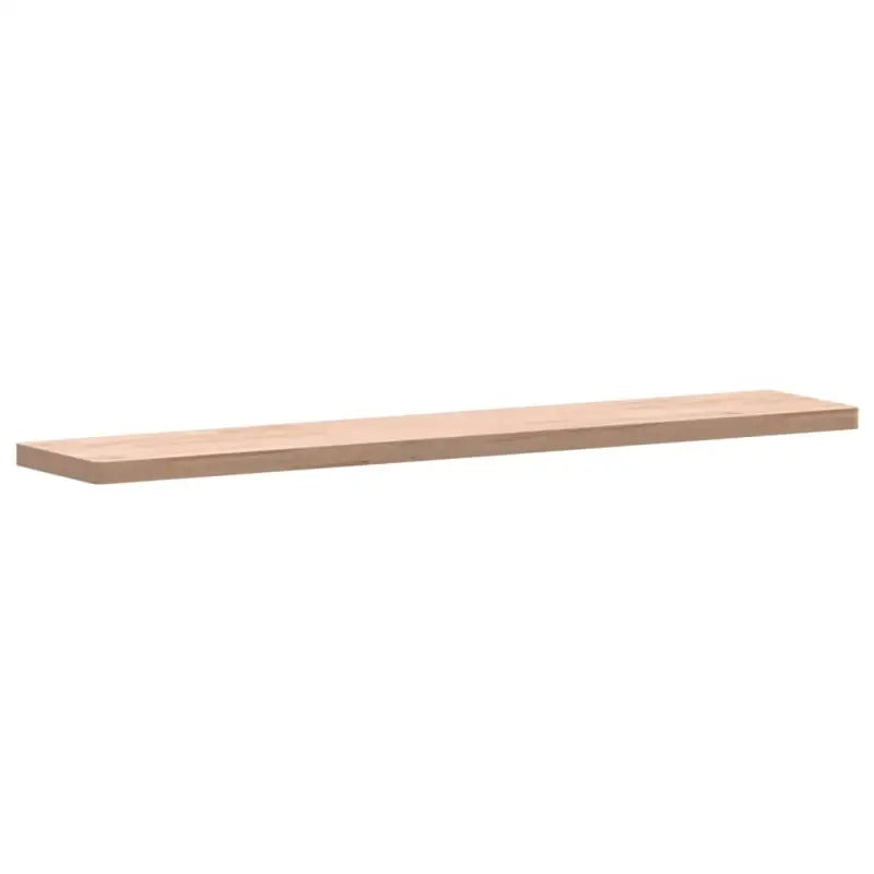 Wandplanken van massief beukenhout voor eenvoudige schoon en opbergruimte - Naturel / 100 x 20 x 2.5 cm / 1