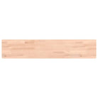 Wandplanken van massief beukenhout voor eenvoudige schoon en opbergruimte - Naturel / 100 x 20 x 2.5 cm / 1