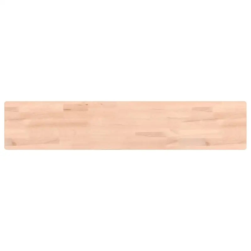 Wandplanken van massief beukenhout voor eenvoudige schoon en opbergruimte - Naturel / 100 x 20 x 2.5 cm / 1