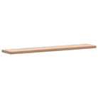 Wandplanken van massief beukenhout voor eenvoudige schoon en opbergruimte - Naturel / 100 x 20 x 2.5 cm / 1