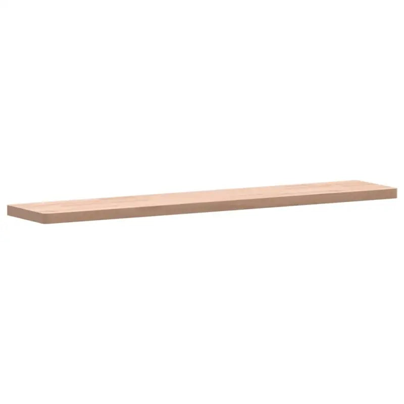 Wandplanken van massief beukenhout voor eenvoudige schoon en opbergruimte - Naturel / 100 x 20 x 2.5 cm / 1