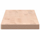 Wandplanken van massief beukenhout voor eenvoudige schoon en opbergruimte - Naturel / 100 x 20 x 2.5 cm / 1